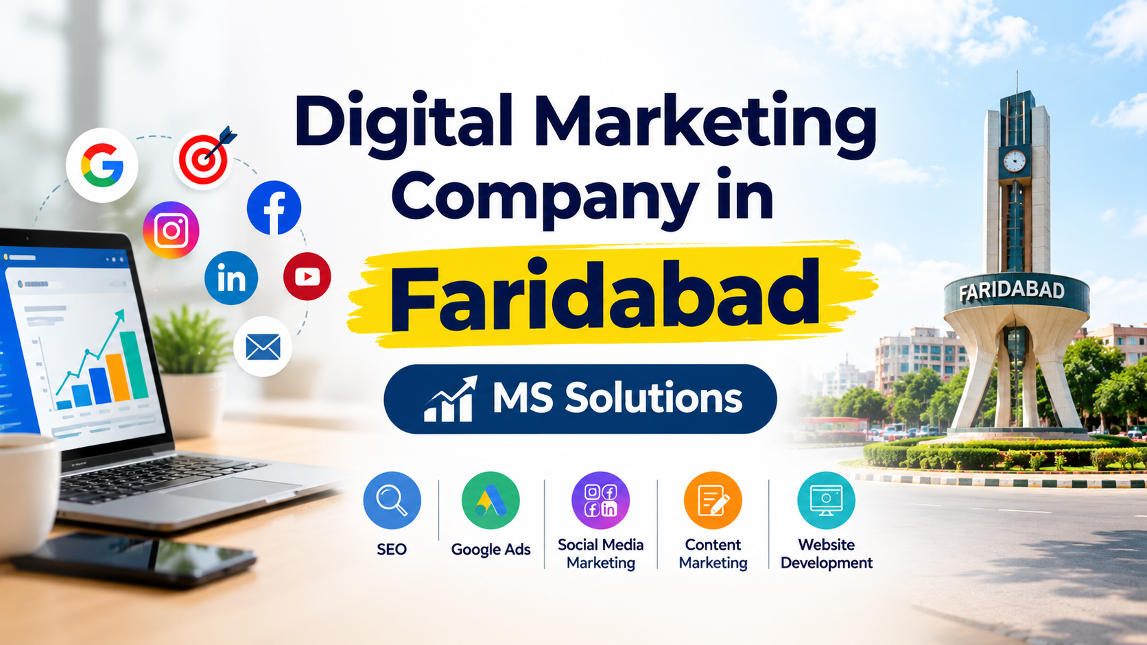 Digital marketing company in Faridabad helping local businesses generate leads