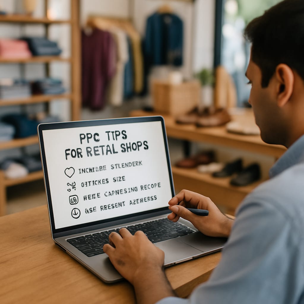 PPC tips for retail shops in Pitampura
