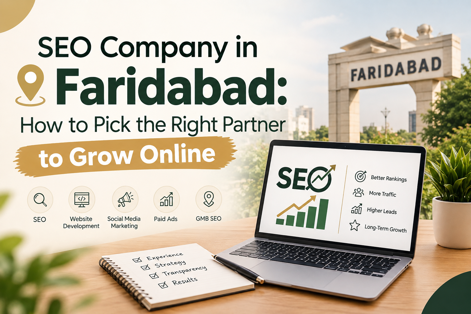 SEO company in Faridabad helping local businesses grow on Google